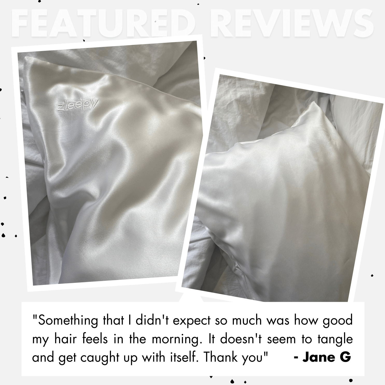 Silk pillowcase hair feature review