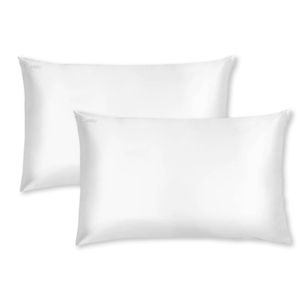 white-silk-pillowcase-set
