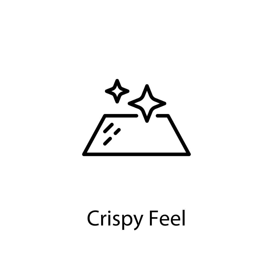 crispy feel cotton
