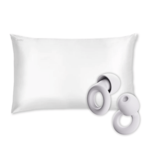 white-silk-pillowcase-and-earplug-set