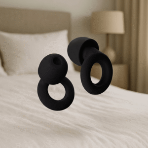 hush-ear-plugs-in-bedroom-black