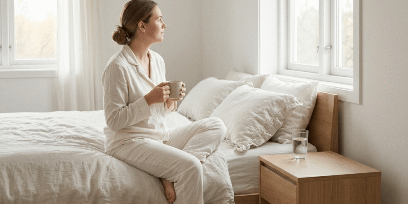 postpartum-morning-hydration-bedding