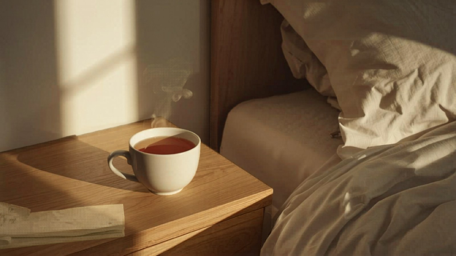 A calming wind-down routine can reduce night sweats