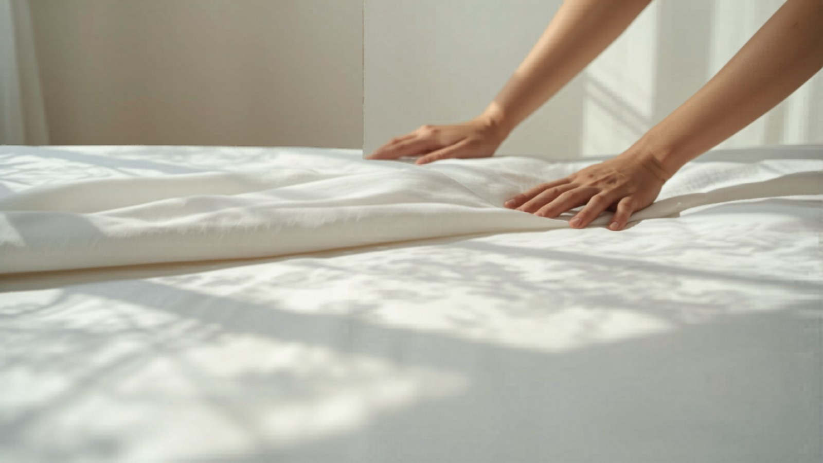 Layer bedding so you can adjust through the night