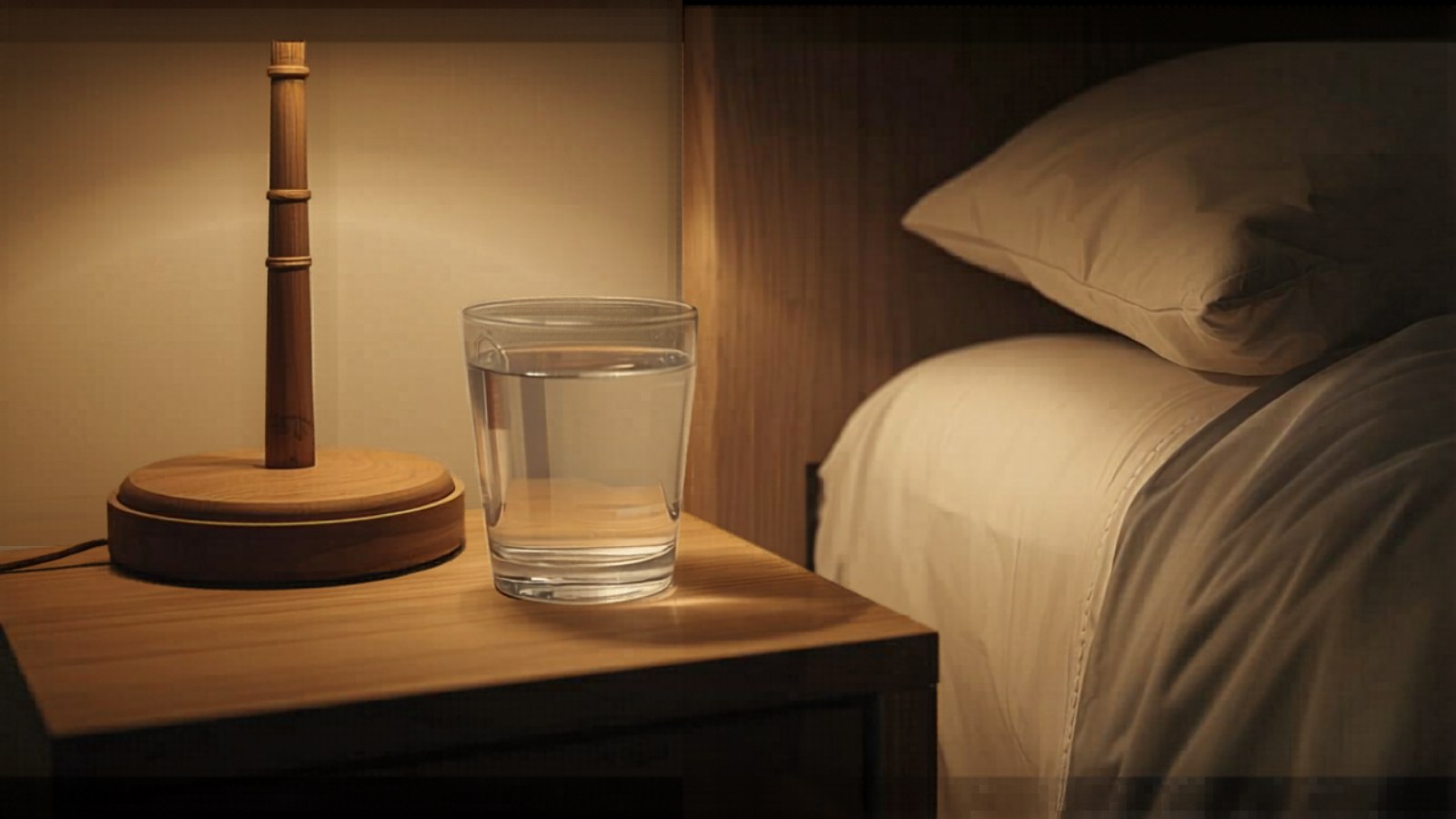 Staying hydrated can ease night sweats