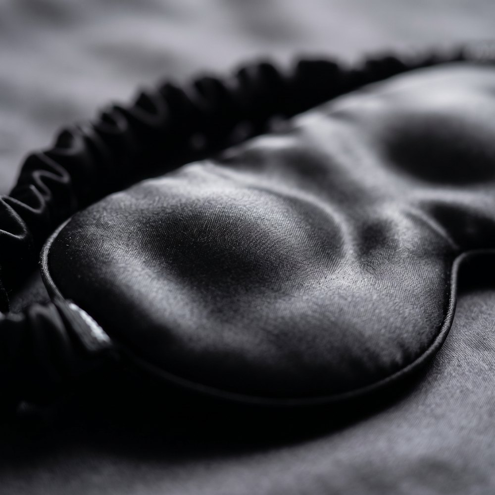 Close-up of the black mulberry silk