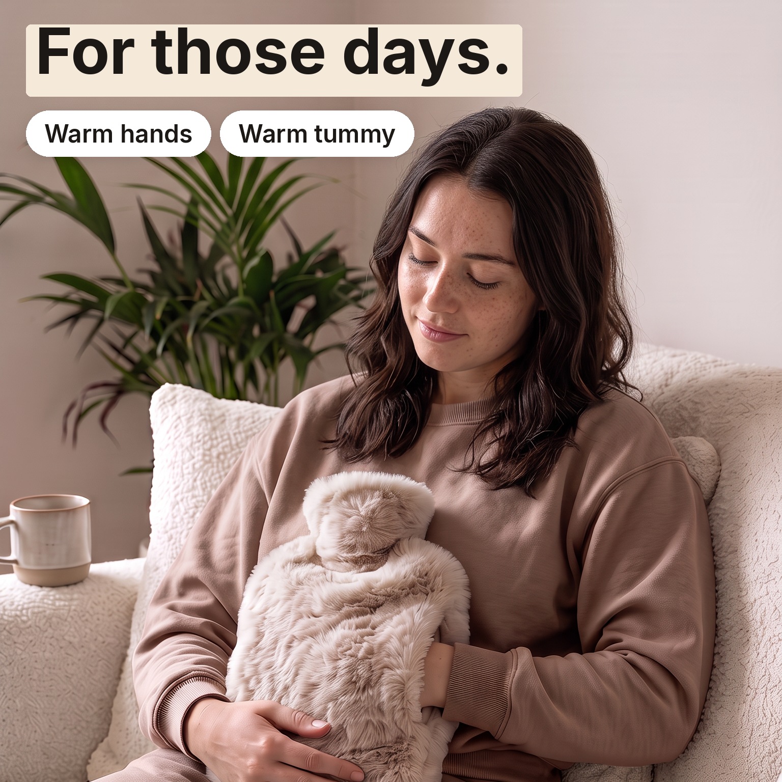For those days. Warm hands, warm tummy.