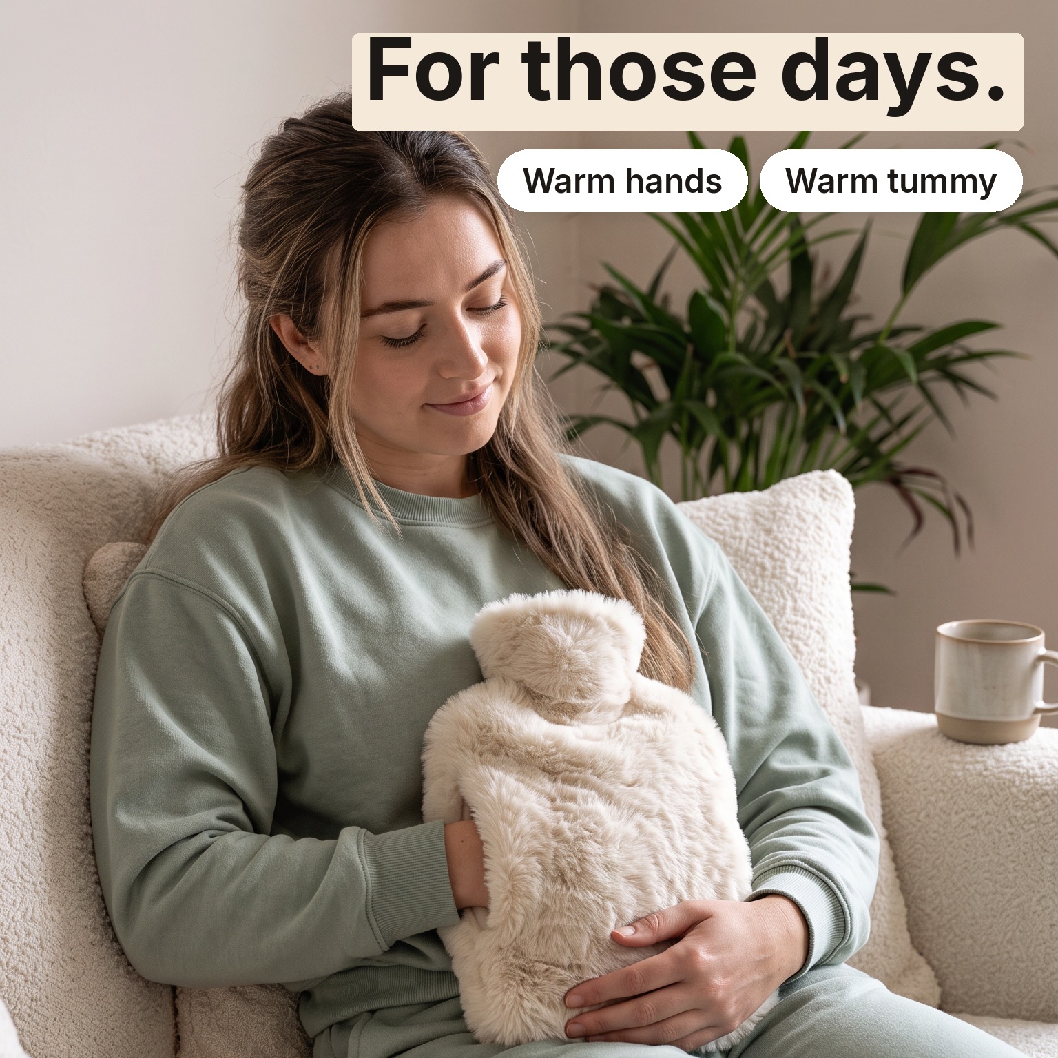 For those days. Warm hands, warm tummy.