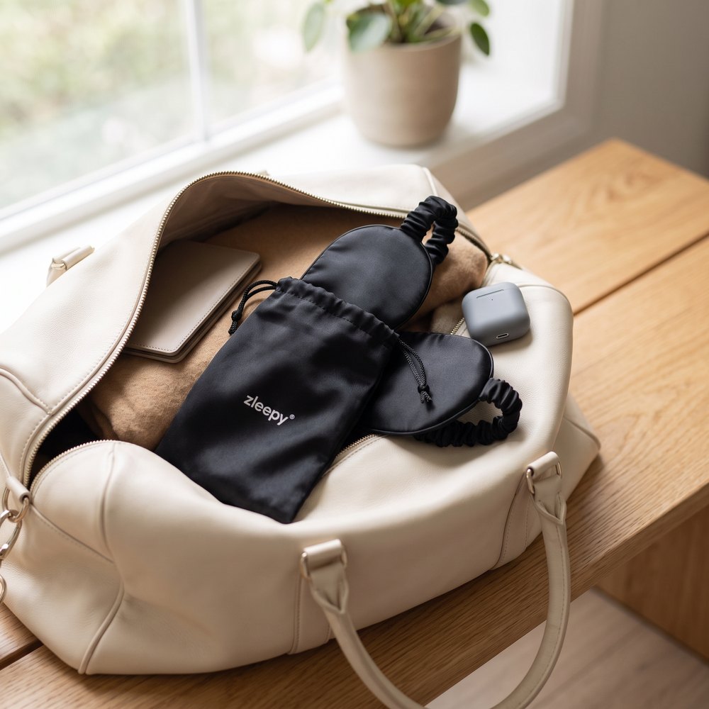Silk travel pouch