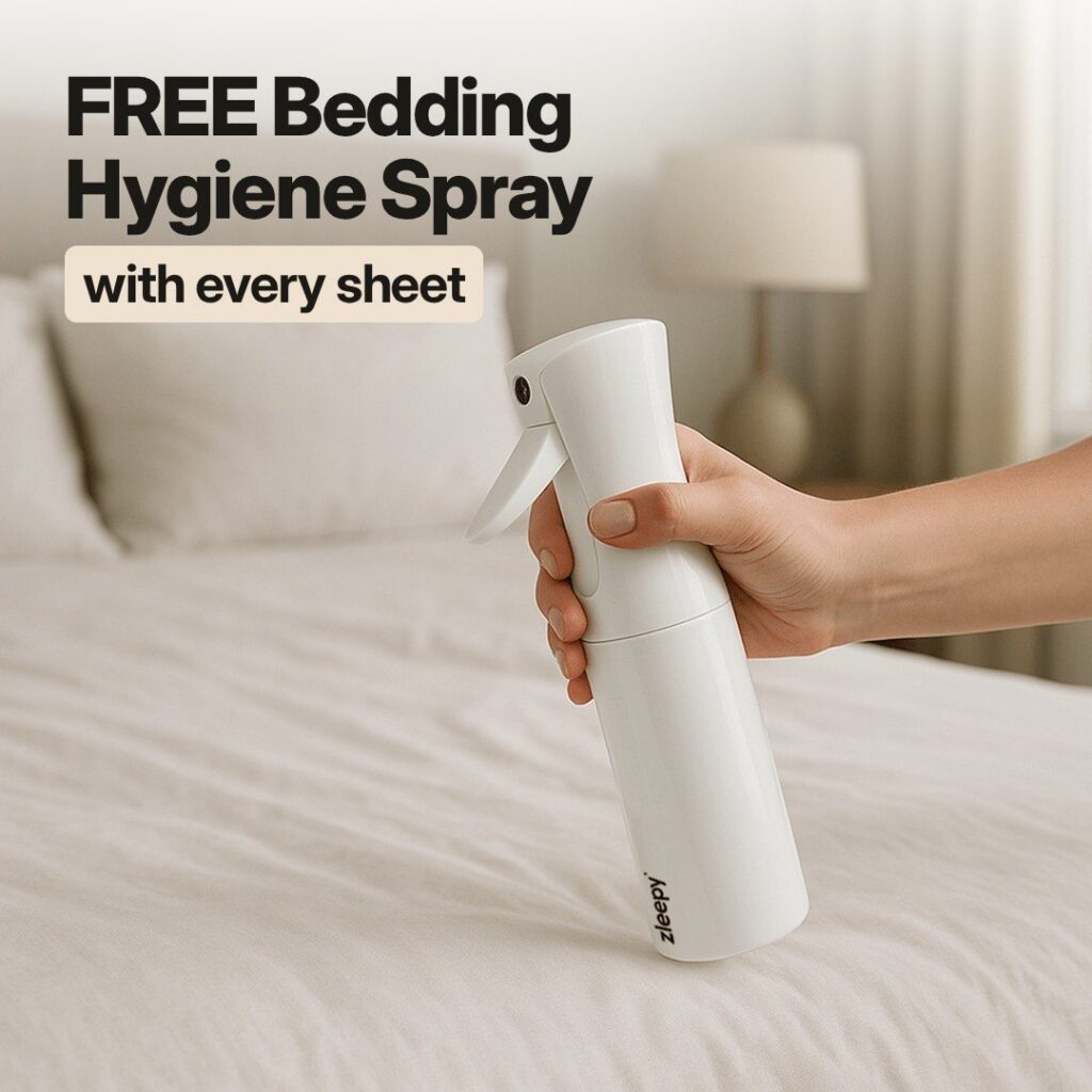 Free Bedding Hygiene Spray with every bamboo sheet