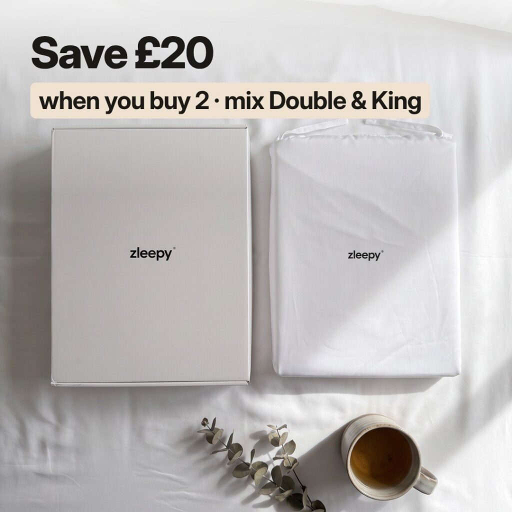 Save £20 when you buy 2 bamboo fitted sheets