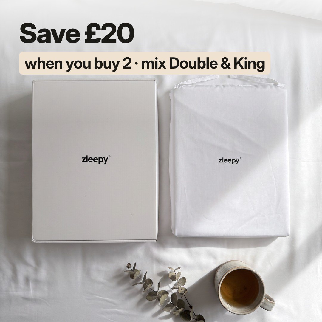 Save £20 when you buy 2 bamboo fitted sheets