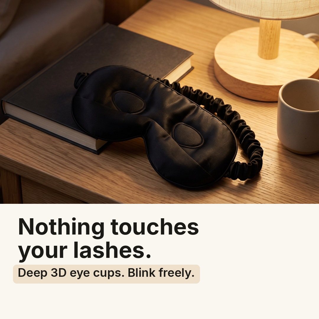 ZLEEPY 3D Blackout Silk Sleep Mask
