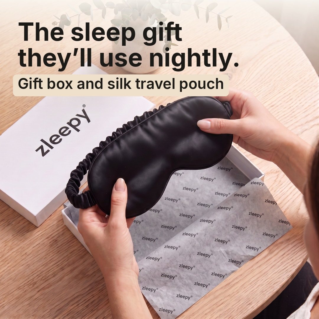ZLEEPY 3D Blackout Silk Sleep Mask